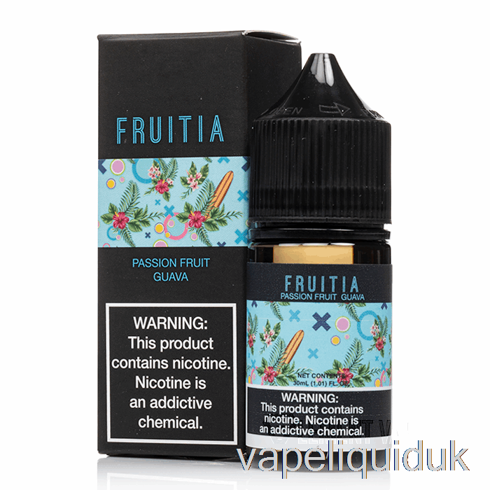 Passion Fruit Guava - Fruitia Salts - 30mL 50mg Vape Juice